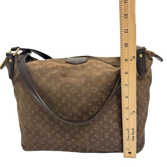 Louis Vuitton Authentic Dark Brown Monogram Idylle Ballade MM Canvas Shoulder To - Picture 10 of 15
